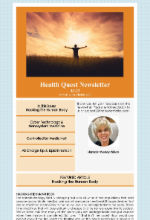 HEALTH QUEST E-MAIL NEWSLETTER